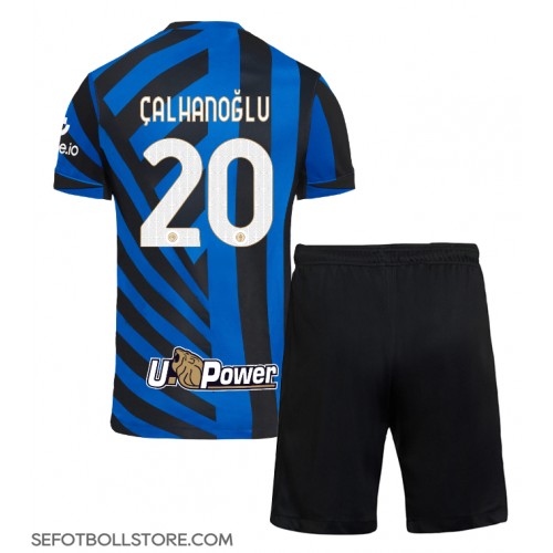 Inter Milan Hakan Calhanoglu #20 Replika babykläder Hemmaställ Barn 2024-25 Kortärmad (+ korta byxor)